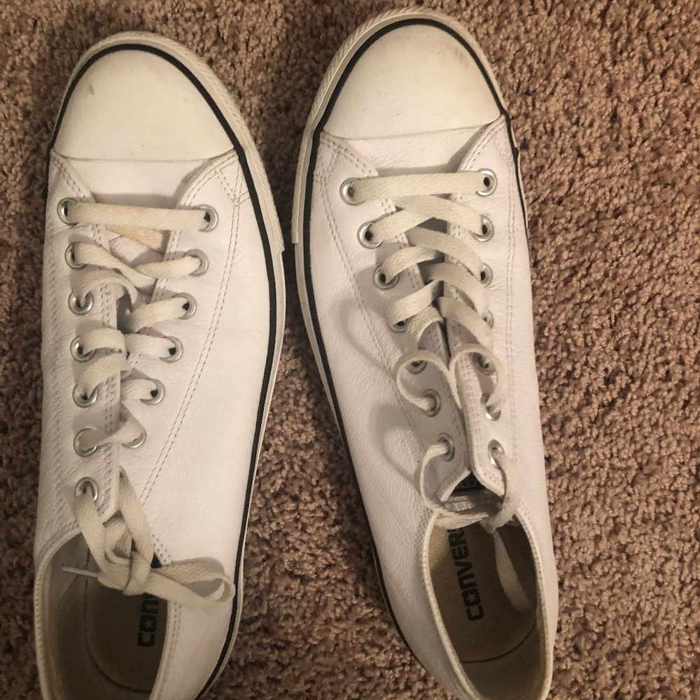 Chuck Taylor All Star White Leather Low Top